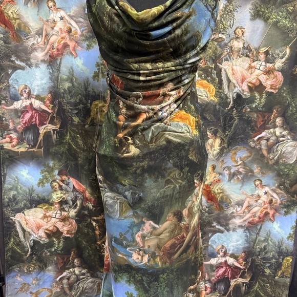 Dolls Kill Davinci Maxi Dress 1X NEW SAMPLE - Picture 2 of 6